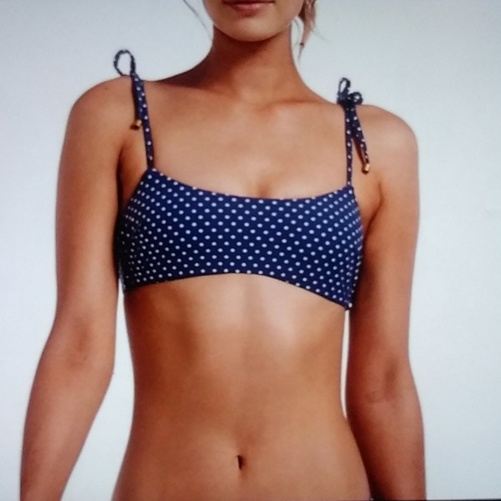 Vitamin A Bikini Top polka dots reversible